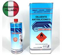SOLVENTE ANTISILICONICO Antisilicone Rimuove Impurità Per Auto Moto 1-5 LT