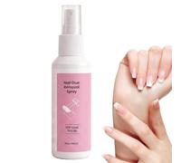Solvente Colla Press-On Kit Manicure Istantaneo Portatile Basso Odore | Spray Rimuovi Colla Gel Per Unghie Finte 50ml Per Donne Ragazze Principianti Salone Casa Uso Quotidiano Viaggio Studio