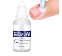 Solvente liquido per cuticole da 30 ml - Ammorbidente ad azione rapida per la prevenzione delle unghie | Formula idratante per cuticole danneggiate, cura delle mani e dei piedi | Per salone, casa