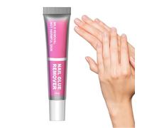 Solvente per colla per unghie, 10 ml, soluzione detergente per la rimozione di adesivi solidi, per casa, principianti, professionisti, scuole e viaggi