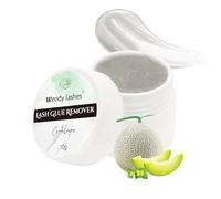 Solvente per Extension Ciglia 10g Rimuovi Ciglia Ad Azione Delicata E Rapida, Sicuro per Gli Occhi Sensibili, Rimuovi Colla per Ciglia per Extension(Grigio - Gusto Cantalupo)