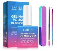 Solvente per Smalto Semipermanente, Remover Semipermanente Unghie,Rimuovi Semipermanente Unghie,Si Rimuove Facilmente in 2-3 Minuti,Non c'è Bisogno di Stagnola,Ammollo o Avvolgimento, Formula Naturale