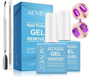 Solvente per Unghie Professionale Gel Naturale 2x15ml OMAGGIO Lima