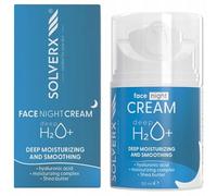 Solverx Deep H2O+ Crema Viso Fortemente Idratante Pelle Secca Notte 50 ml
