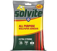 Solvite Extra Strong All Purpose Fast Mix - Colla adesiva per carta da parati, per fissare 10 rotoli, 185 g