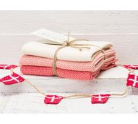 Solwang Panni Lavaggio Crema Polvere Combinato Lavorato a Maglia 3er Set