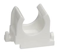 SOMA Clip per tubi in plastica, bianco, 16 mm, 200 pezzi, morsetto, morsetto per tubi…