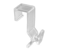 SOMA Ganci per finestre Trasparenti 17 mm, set da 10, per decorazioni, senza colla, senza viti