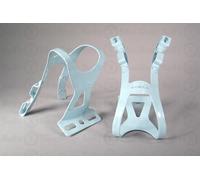 Soma Oppy Xx 2-Strap Punta Clip Luce BLU S/M Paio Pista Fisso Bici da Strada