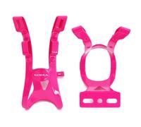Soma Oppy Xx 2-Strap Punta Clip Rosa L/XL Paio Pista Fisso Gear Bici da Strada