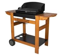 Somagic Barbecue a Carbone di Senlis con Carrello in Legno