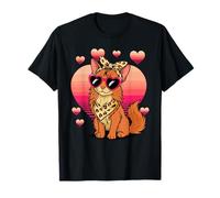Somali Cat Valentines Day Maglietta