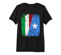 Somalia Italia Bandiera Amicizia Italiana SOMALA Maglietta Premium