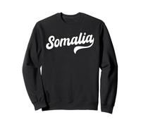 Somalia Script Vintage Somalia Pride Design Minimal Felpa