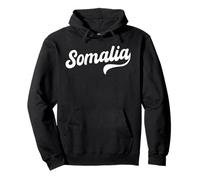 Somalia Script Vintage Somalia Pride Design Minimal Felpa con Cappuccio