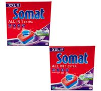 Somat ALL IN 1 Extra Tab Per Lavastoviglie 2 x 63 Pezzi