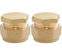 SOMATHERM FOR YOU - Bouchon anello di compressione Ottone Ottone - tubo di rame Ø12 (Confezione da 2)