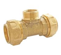 SOMATHERM FOR YOU - Centro ottone maschio Tee per PE Ø32 - Male 26/34 - Serraggio esterno