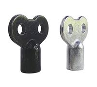 SOMATHERM FOR YOU, Chiavi Metalliche di Spurgo - 2 pezzi, Quadrato 4 e 5 mm, per Rubinetto di Scarico e Spurgo Radiatore, Utensili Pratici per Fai-da-te