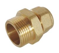 SOMATHERM FOR YOU - Compressione Raccordo diritto (vite) per PEX Ø25 pipe - Maschio 26/34 (1 '')