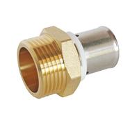 SOMATHERM FOR YOU - Connettore diritto della piegatura del tubo Ø16 PER - legge maschio 20/27 (3/4 ")