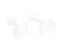 SOMATHERM FOR YOU - Flap fissazione WC con 2 viti con teste quadrate, due dadi 2 e piastra - plastica