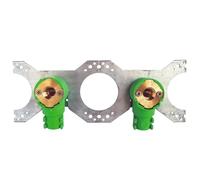 SOMATHERM FOR YOU - Kit doppia embedding con le prese a muro per tubo PER D16 - F15 / 21