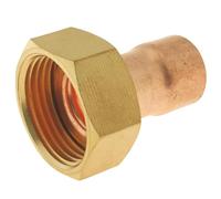 SOMATHERM FOR YOU - raccordo diritto saldatura rame tubo di rame Ø 16 - Girando il dado 20/27 - Borsa 2 parti