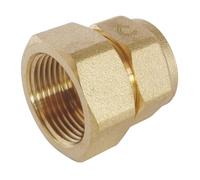 SOMATHERM FOR YOU - Raccordo diritto (vite) per PEX Ø25 pipe - Femmina 26/34 (1 '')