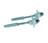 SOMATHERM FOR YOU - Set di 2 lavabo staffe di supporto per pareti solide - rondella eccentrica 10x140