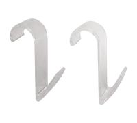 SOMATHERM FOR YOU - SRDT - Lotto 2 ganci per tubo tondo trasparente asciugamano asciutto