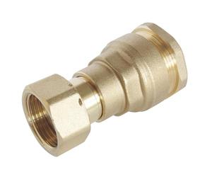 SOMATHERM PER TE - Raccordo diritto ottone dado prigioniero PE32 - écr.26/34 - unidirezionale tecnologia di montaggio assicurare la corretta installazione del collegamento