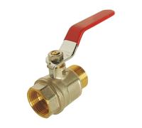 SOMATHERM PER TE - Valvola a sfera - maschio/femmina 33/42 - manico piatto reversibile - flusso ottimale con il passaggio totale