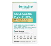 Somatoline - Collagene Multi Tipo I,II,III,V,X Integratore Azione Benessere Completa Confezione 40 Compresse