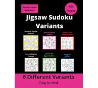 Somatomint 6 Different Jigsaw Sudoku Variants (Tascabile) Variant-Doku