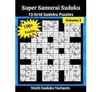 Somatomint Super Samurai Sudoku 3 (Tascabile) Super Samurai Sudoku