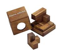 Somawürfel - Piccolo - 7 Pezzi Del Puzzle - Gioco di Riflessione Pazienza