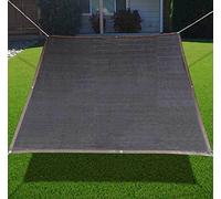 Sombra, rete ombreggiante da giardino, 90% protezione solare, rete ombreggiante per pergola, rete per la privacy, per esterni, protezione per piante, fiori, patio, colore nero, 3 x 3 m