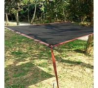 Sombra, telo ombreggiante da giardino, rete traspirante, resistente agli strappi, bordo rinforzato resistente agli strappi, per ombreggiatura, teloni, pergole, rete per la privacy, nero, 3 x 6 m