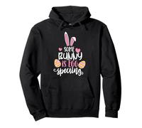 Some Bunny is Eggspecting Baby Shower Announcement Easter Felpa con Cappuccio
