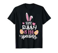 Some Bunny is Eggspecting Baby Shower Announcement Easter Maglietta