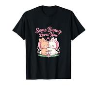 Some Bunny Loves You Country Farm Pun Bunny Heart Maglietta