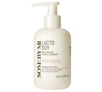 Detergente per bolle morbido con lattosososio, 6,08 once, 180 ml, detergente viso coreano vegano quotidiano per rimuovere punti neri, cura della consistenza della pelle, pulisce profondamente il sebo