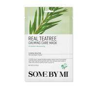 SOME BY MI Real Teatree Calming Care Mask - Confezione da 10 - Made from Tea Tree Water for Sensitive Skin - Maschera Daily Vegan Korean Sheet Mask for Skin Calming and Soothing - Korean Skin Care