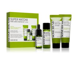 Some By Mi Super Matcha Pore Care Starter Kit confezione regalo per chiudere i pori e ottenere un look opaco