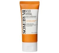 SOME BY MI Crema solare V10 Hyal Air Fit - 1,69 Oz, 50 ml - Crema solare coreana SPF 50 con ampio spettro OTC per protezione UVA e UVB - Nessuna dominante bianca