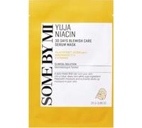 Some By Mi Maschera illuminante viso Yuja Niacin 30 Days Blemish Care Serum Mask - 25 g / 1 pz