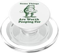 Some Things Are Worth Pooping For Frog PopSockets PopGrip per MagSafe