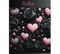 Some Things I Know Black Roses and Pink Hearts: 8.5" x 11" Blocks