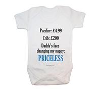 '"some things in life are Priceless" Body/Tutina baby, abbigliamento, carino, divertente, Rude, Cheeky, baby Boy, baby Girl, unisex, Hilarious, novità, Natale, baby shower, regali di compleanno, regali